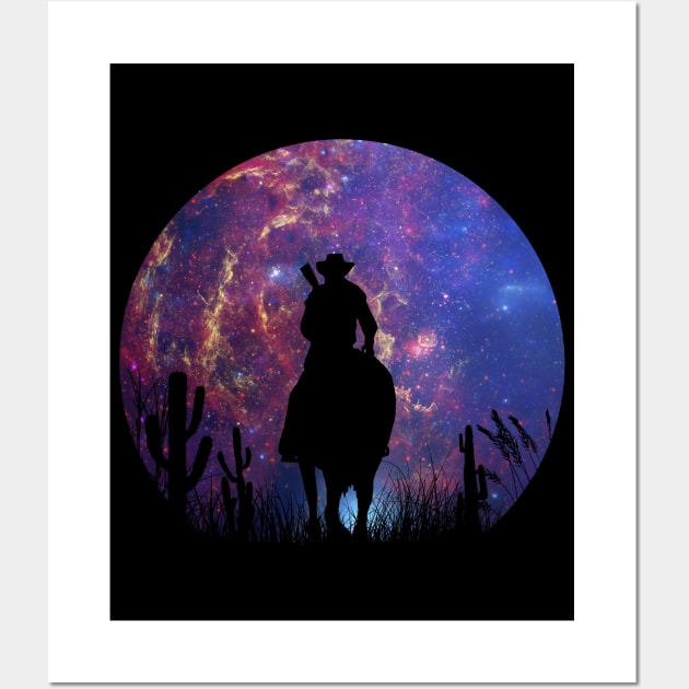 Space Cowboy Wall Art by Notsram